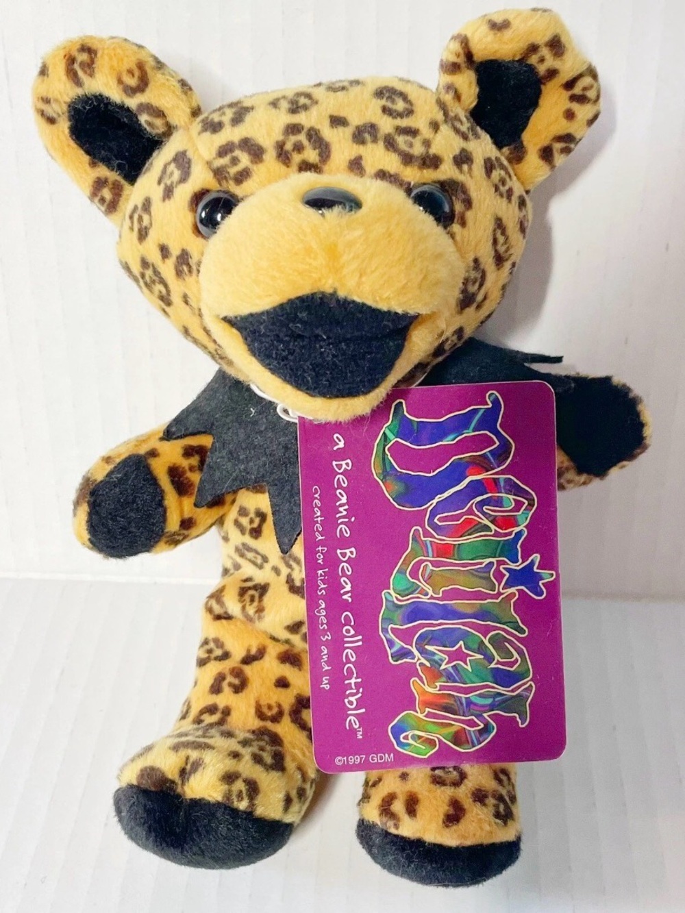 GRATEFUL DEAD Delilah Steven Smith BEANIE BEAR Jerry Garcia Plush New Vintage